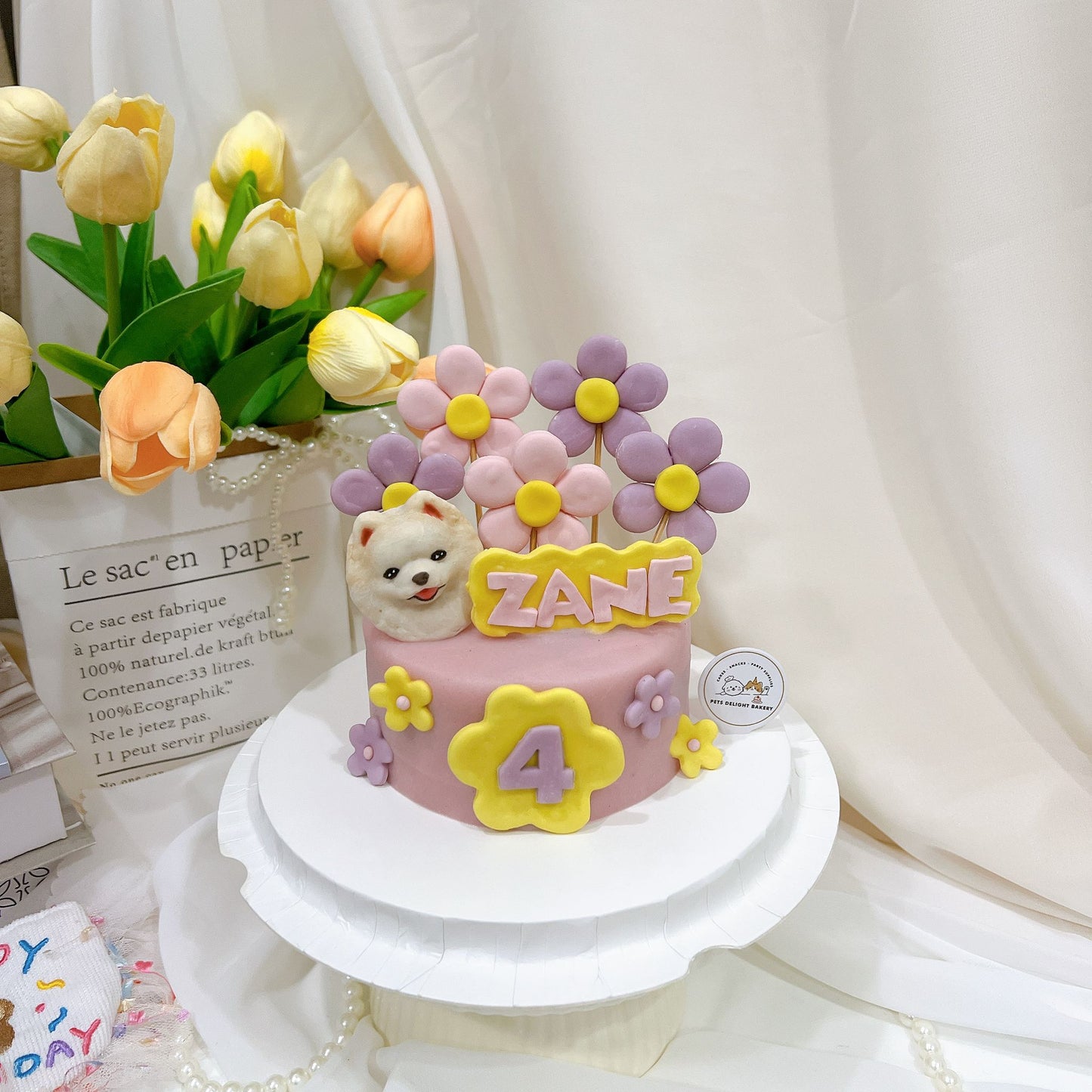 3D Customized Daisy Dog/Cat Cake