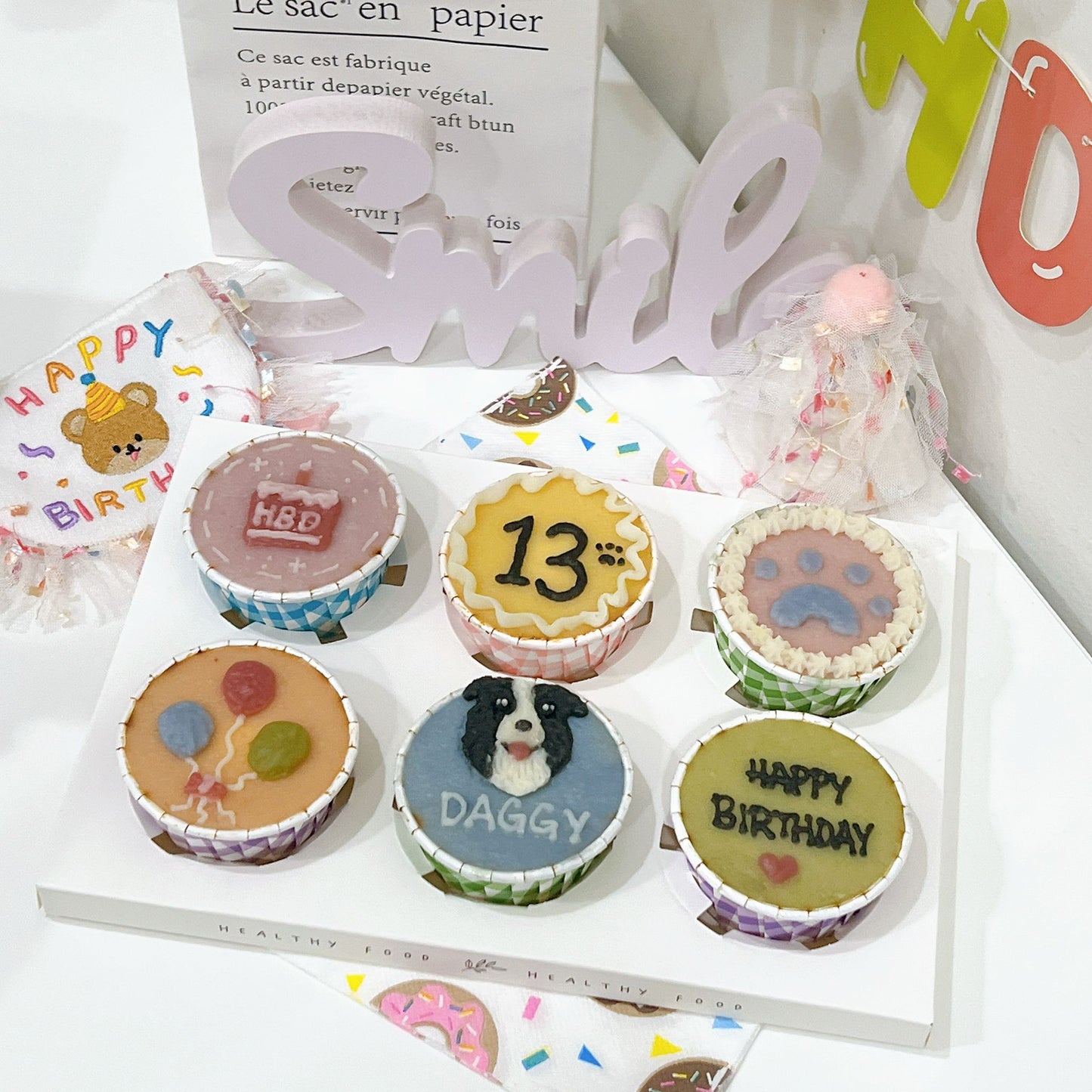 2D Dog/Cat Pupcakes - Pets Delight Bakery Pte Ltd