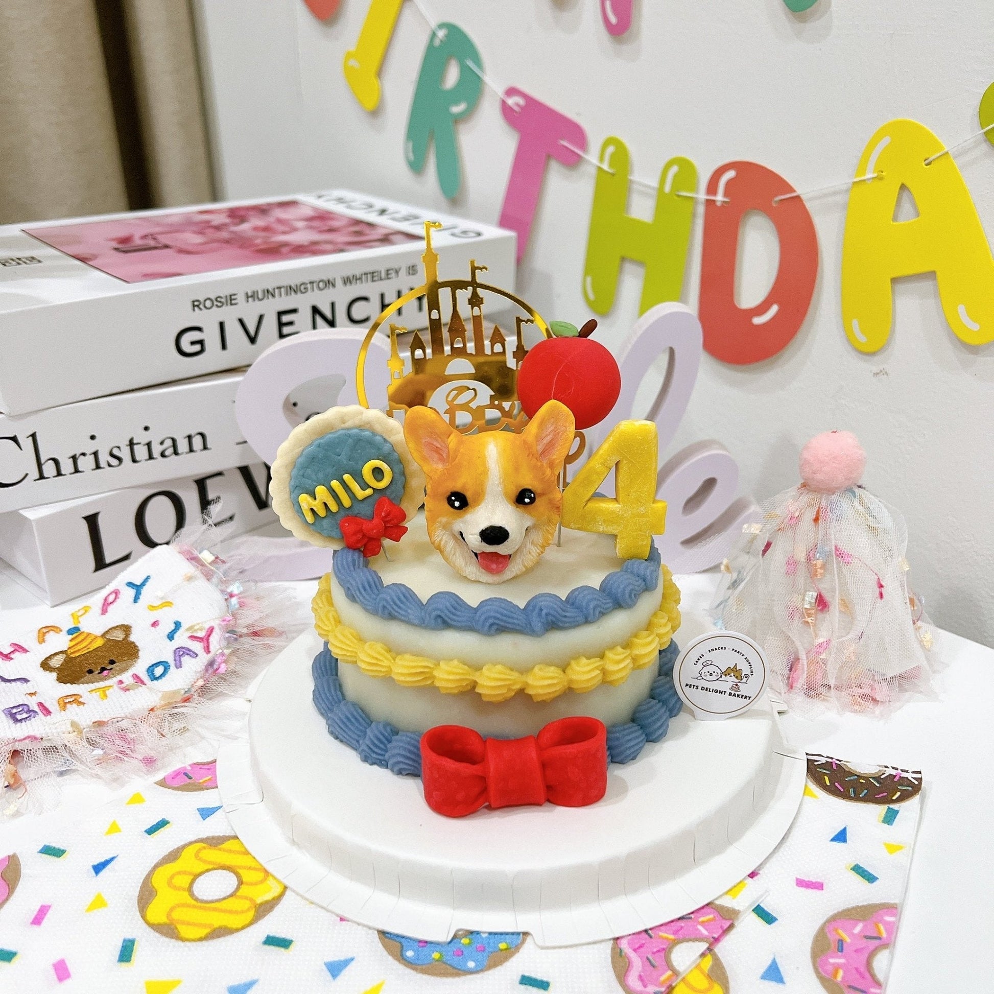 3D Customized Dog/Cat Snow White Princess Cake - Pets Delight Bakery Pte Ltd