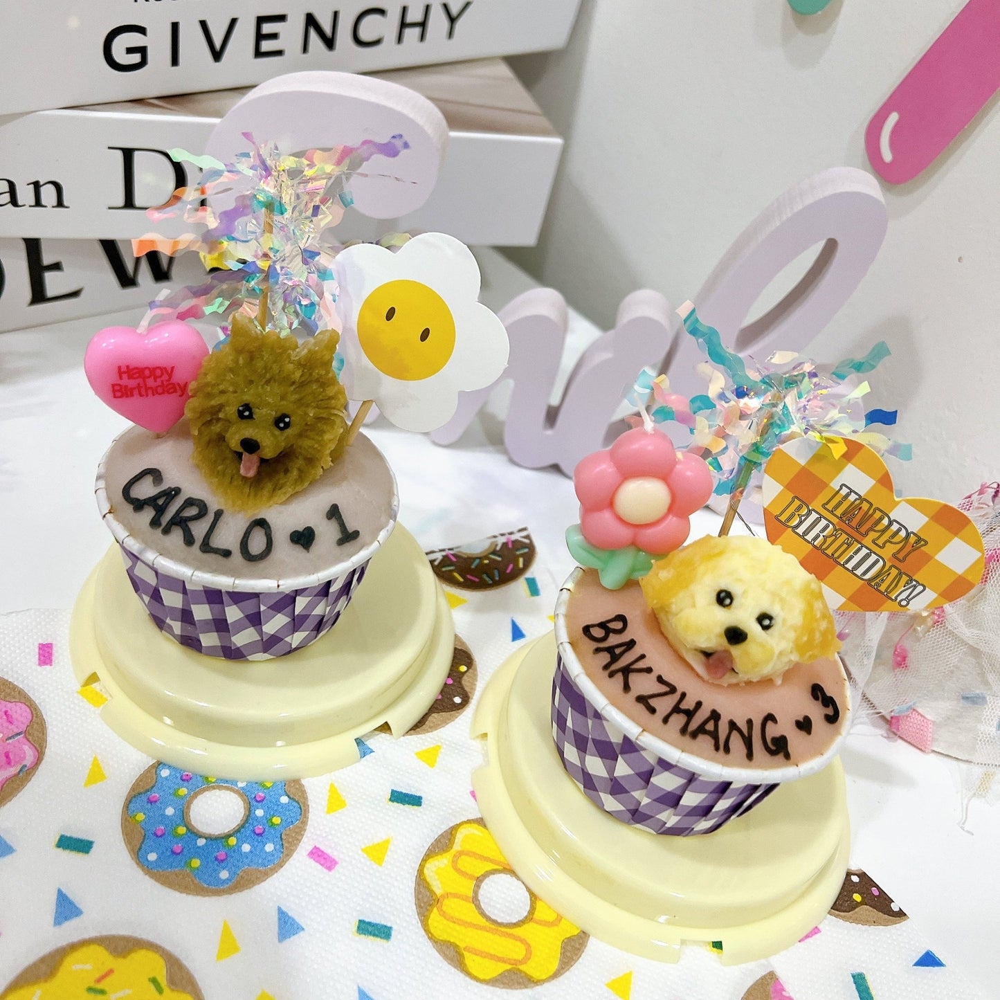 3D Dog Individual Pupcakes - Pets Delight Bakery Pte Ltd