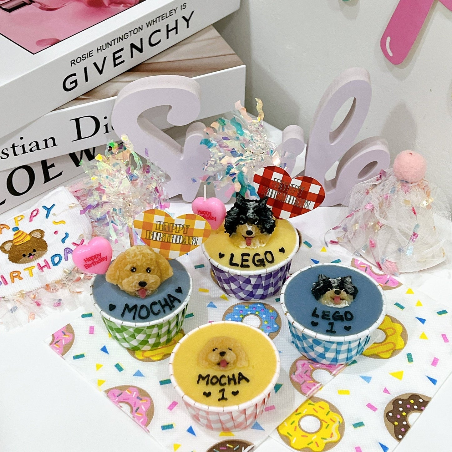 3D Dog Individual Pupcakes - Pets Delight Bakery Pte Ltd