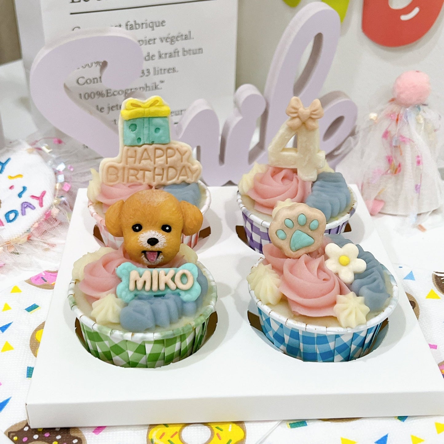3D Dog Pupcakes Set - Pets Delight Bakery Pte Ltd