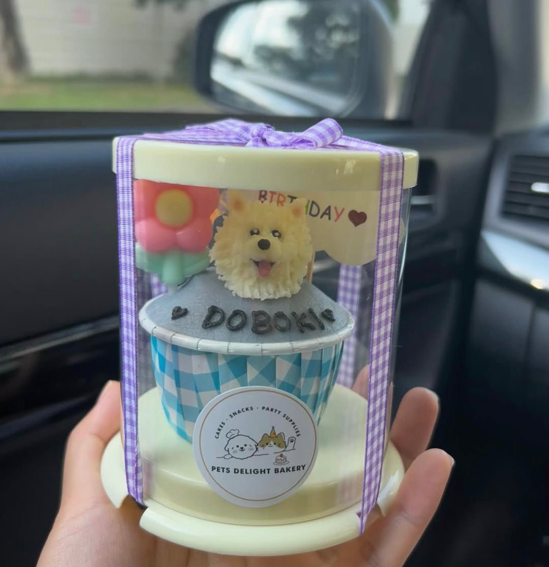 3D Dog/Cat Individual Pupcake - Pets Delight Bakery Pte Ltd