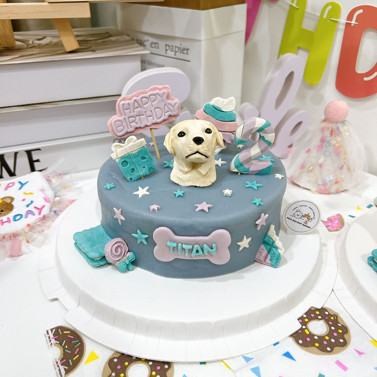 3D Customized Sweet Candyland Dog/Cat Cake
