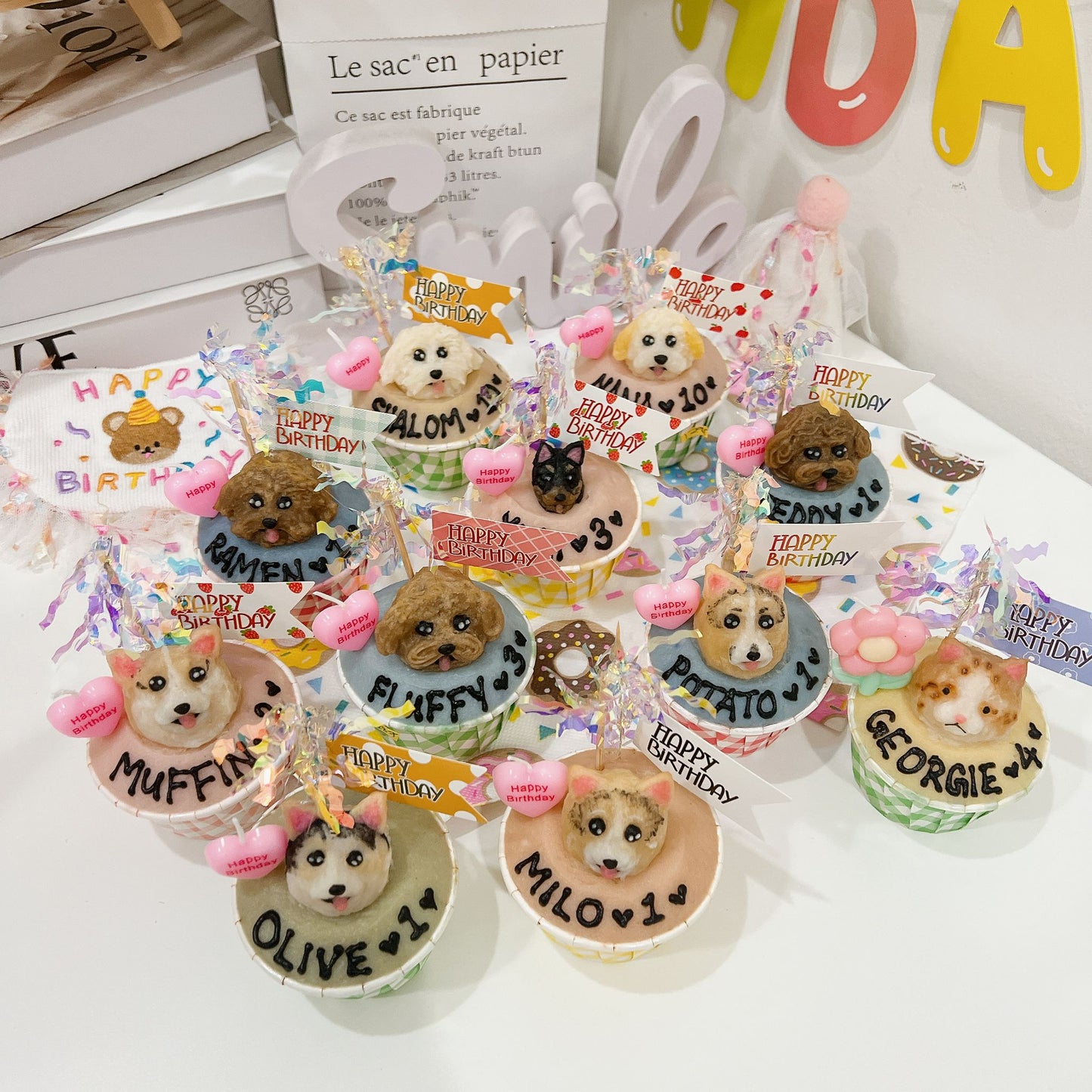 3D Dog/Cat Individual Pupcake