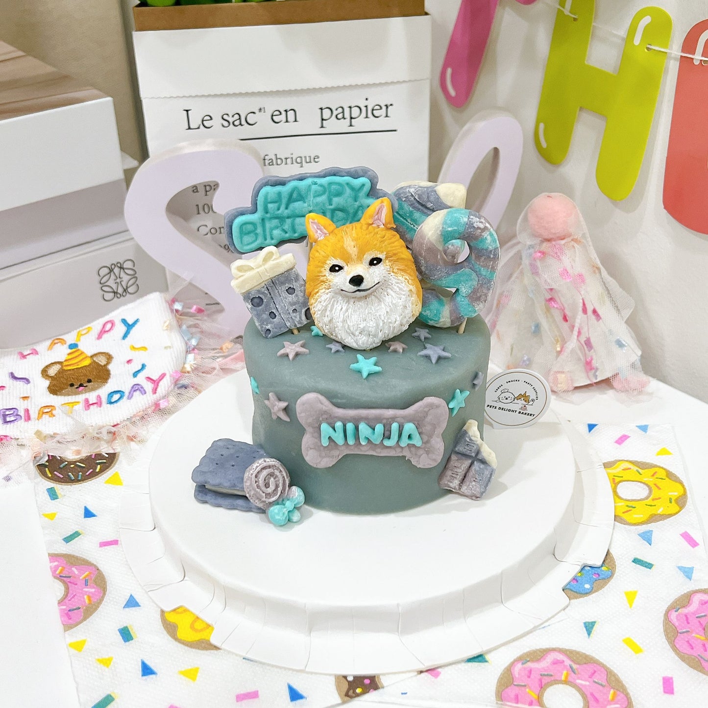 3D Customized Sweet Candyland Dog/Cat Cake