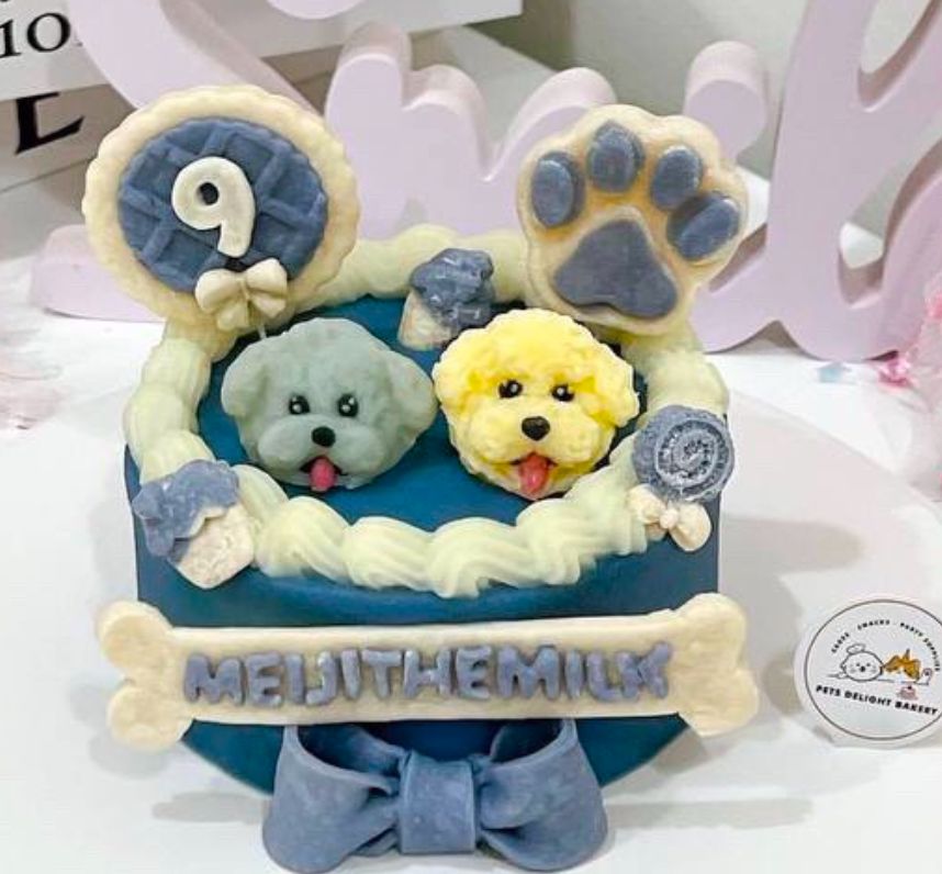 3D Customized Paws-up Cake