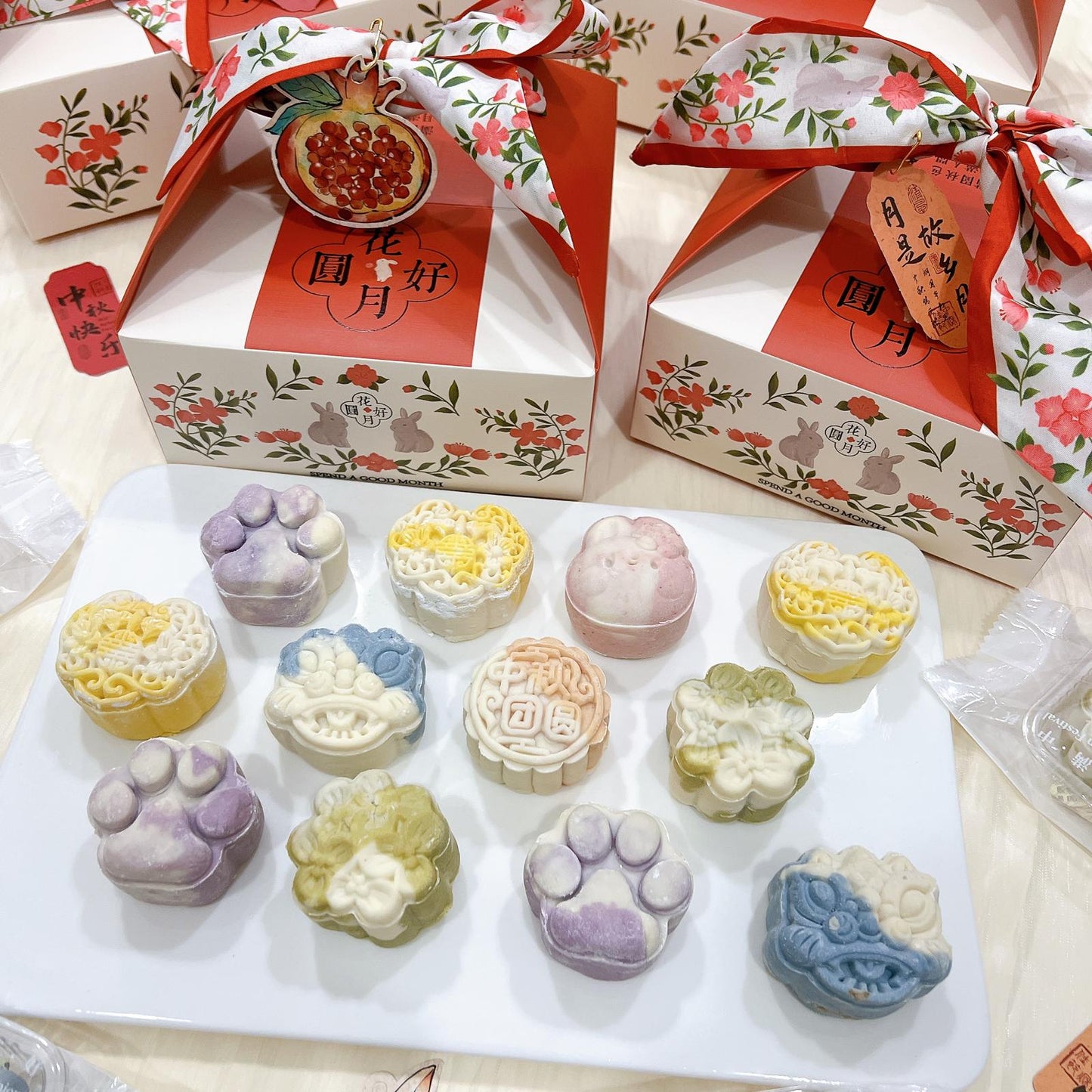 Snow Skin Pet Mooncake For Dogs & Cats