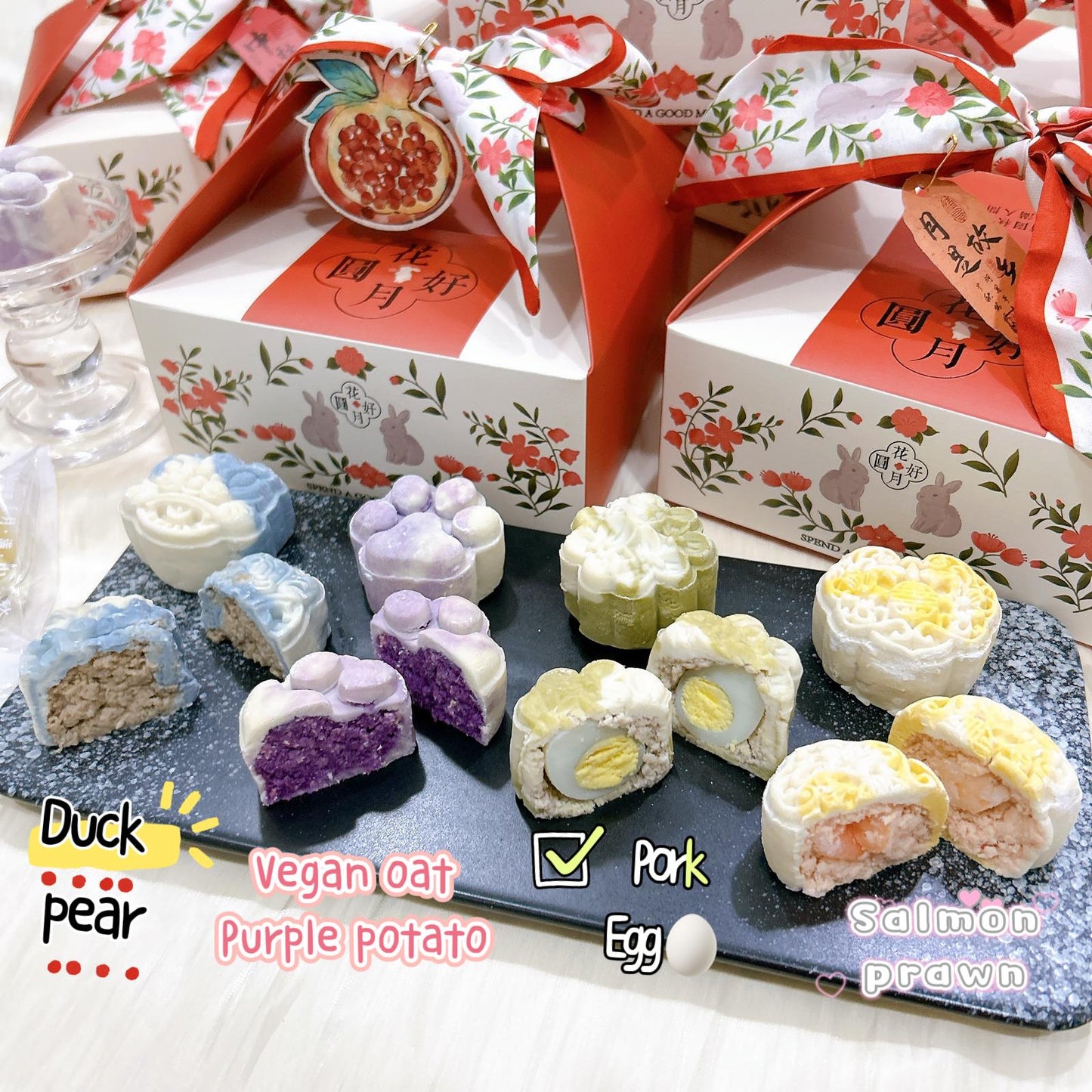 Snow Skin Pet Mooncake For Dogs & Cats
