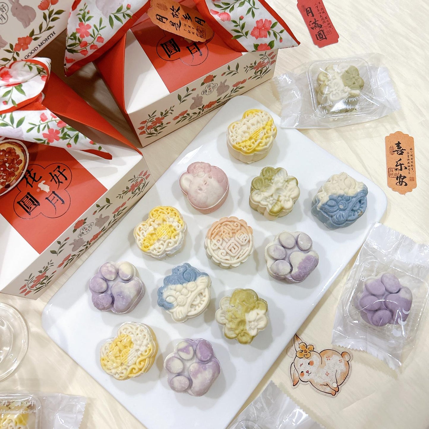 Snow Skin Pet Mooncake For Dogs & Cats