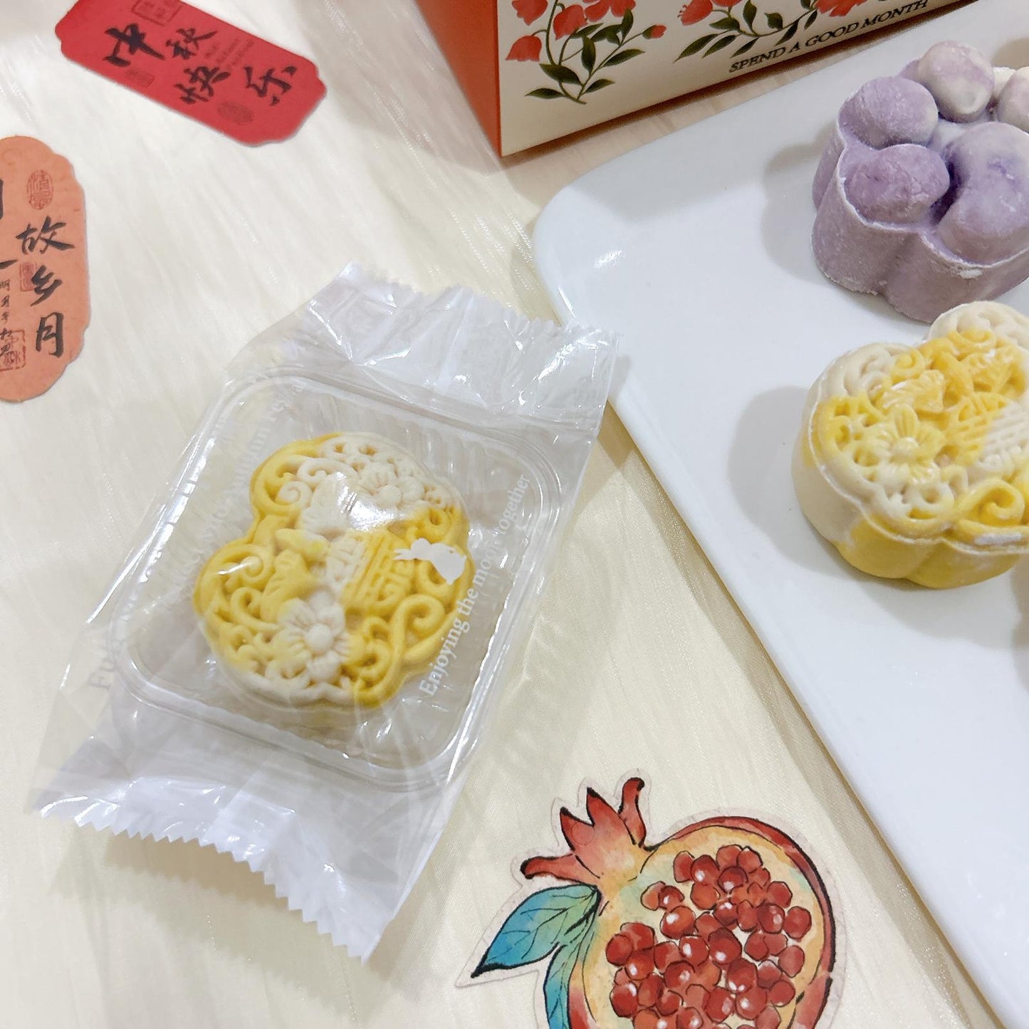 Snow Skin Pet Mooncake For Dogs & Cats