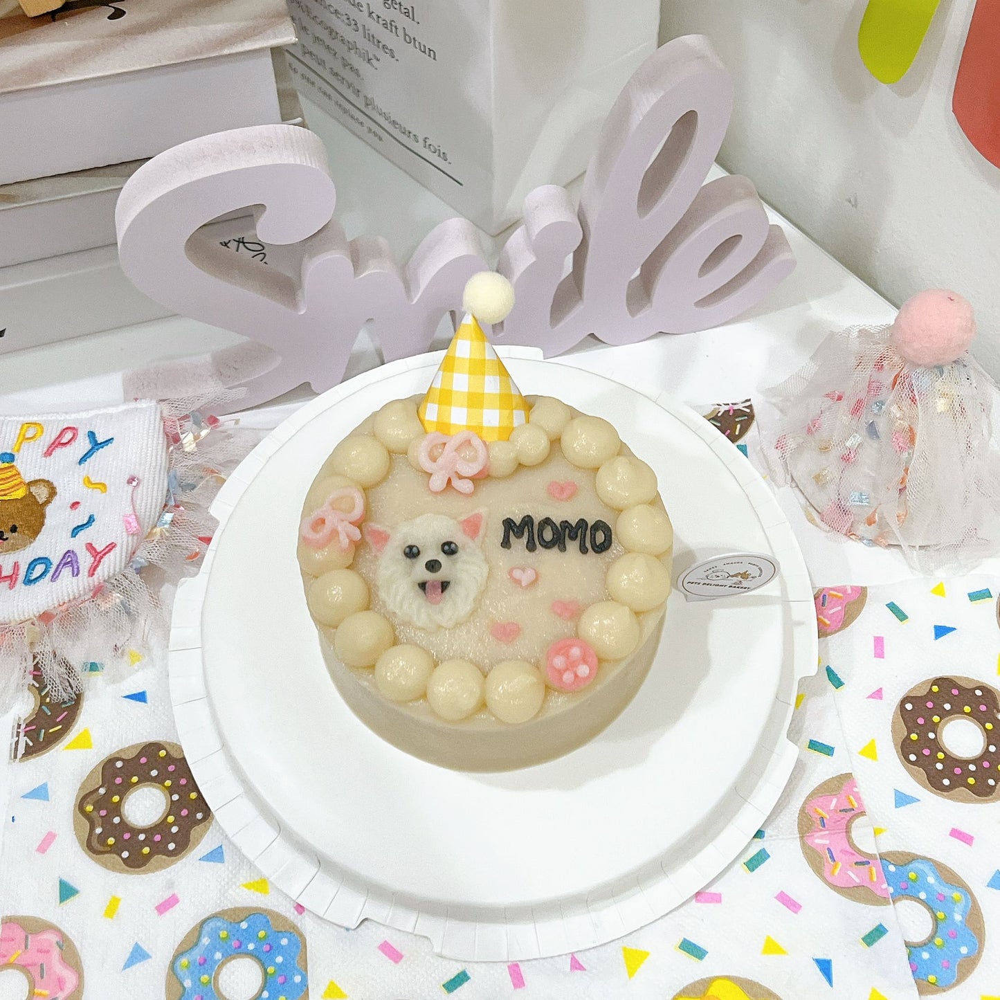 2D Custom Dog/Cat Bubbles Cake
