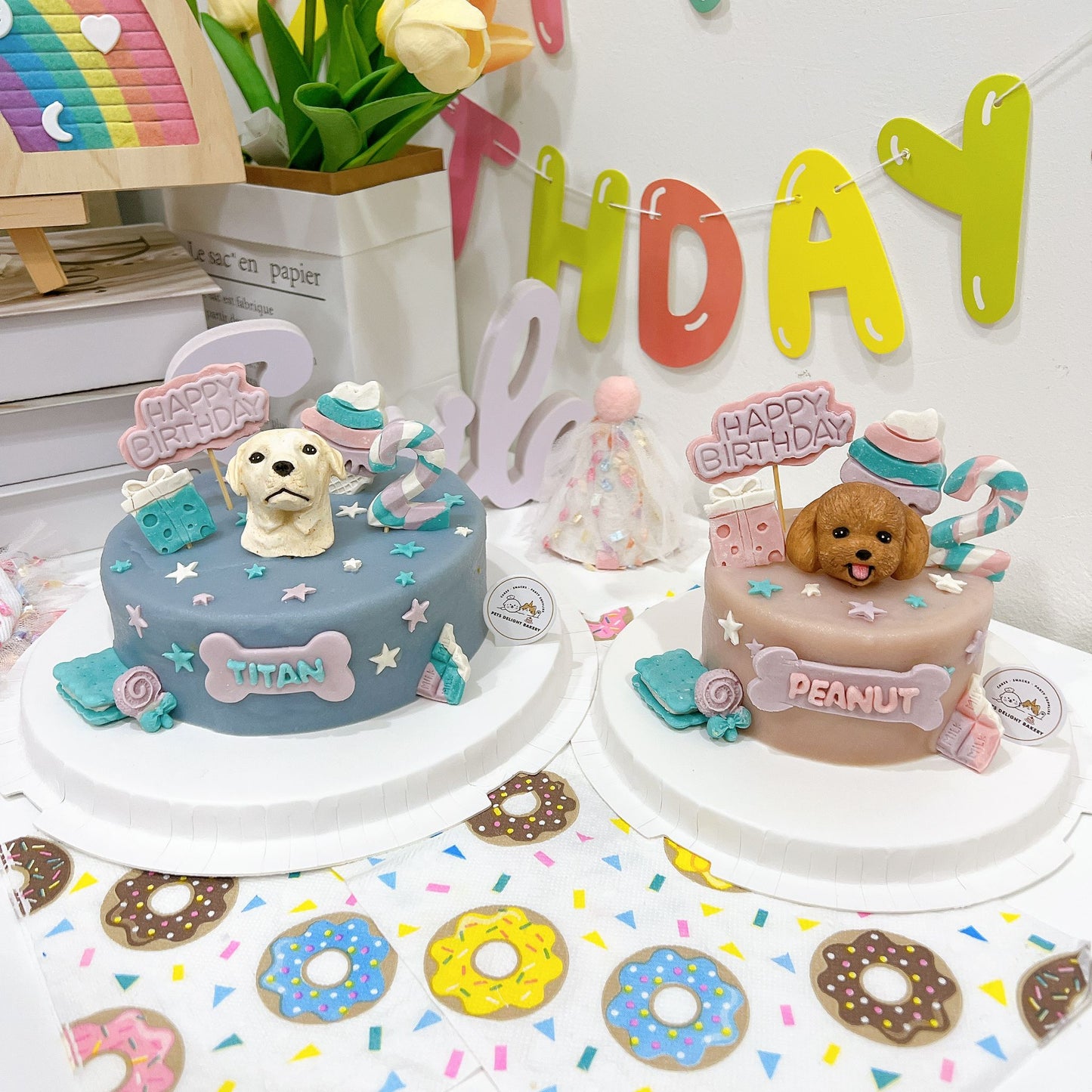 3D Customized Sweet Candyland Dog/Cat Cake