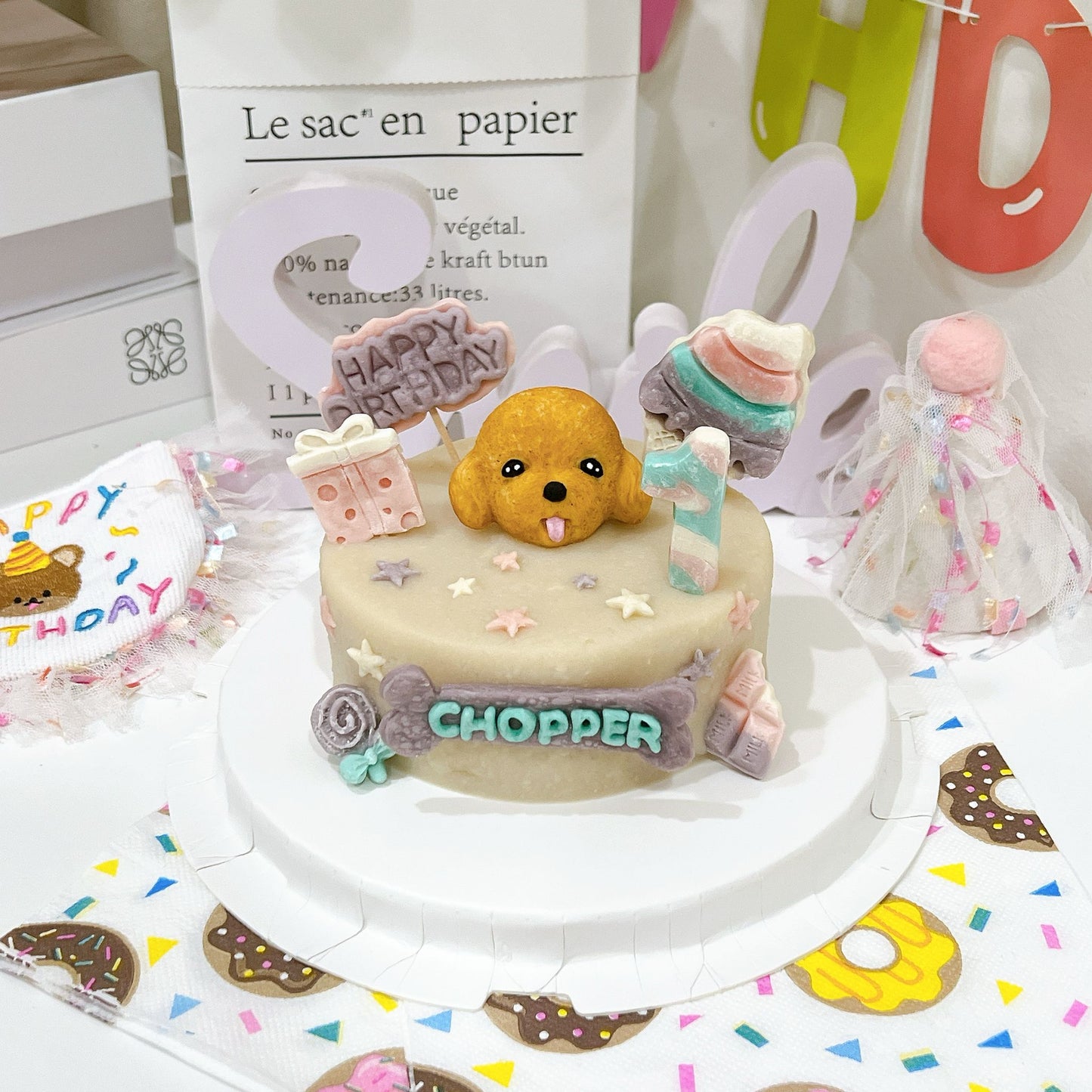 3D Customized Sweet Candyland Dog/Cat Cake