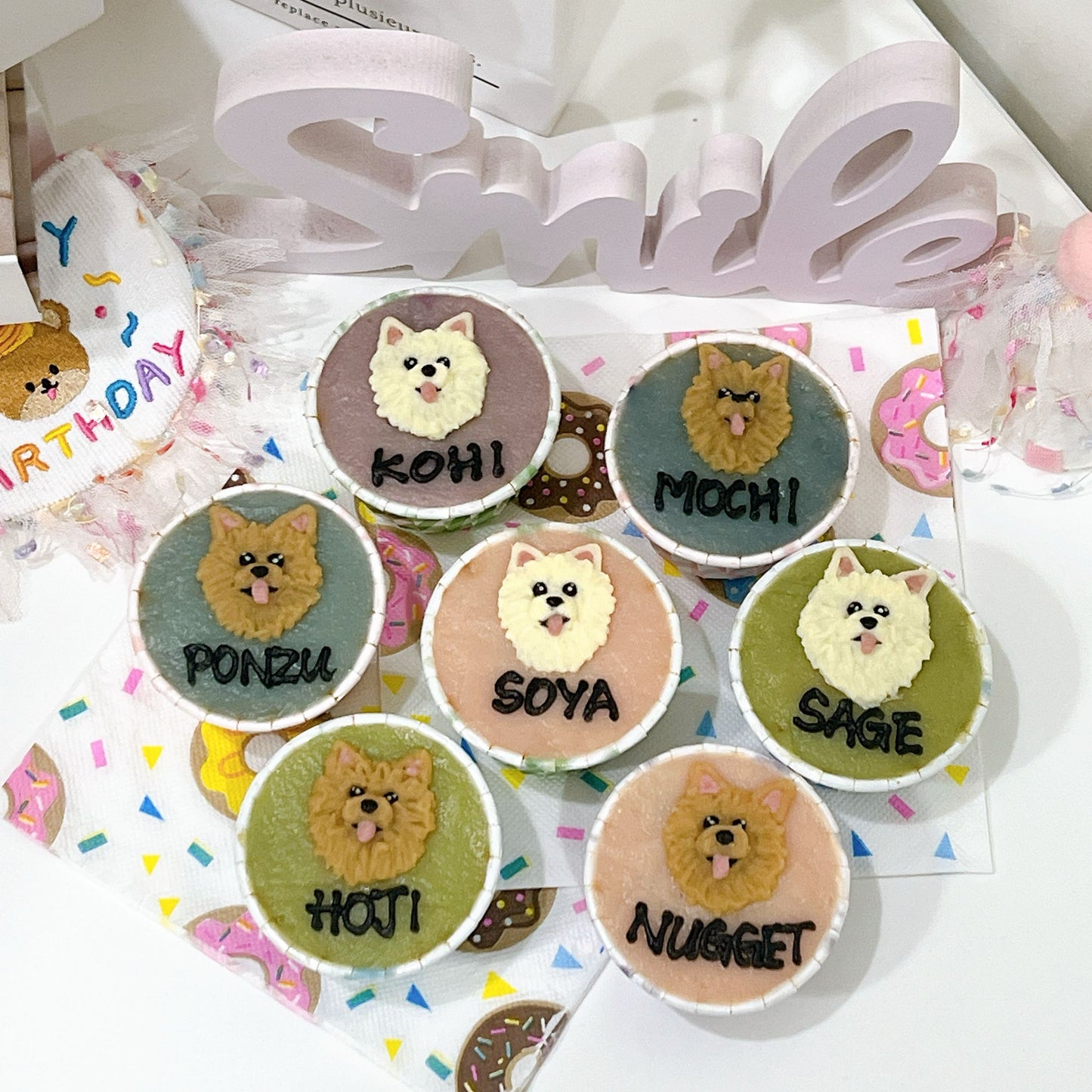 2D Dog/Cat Pupcakes