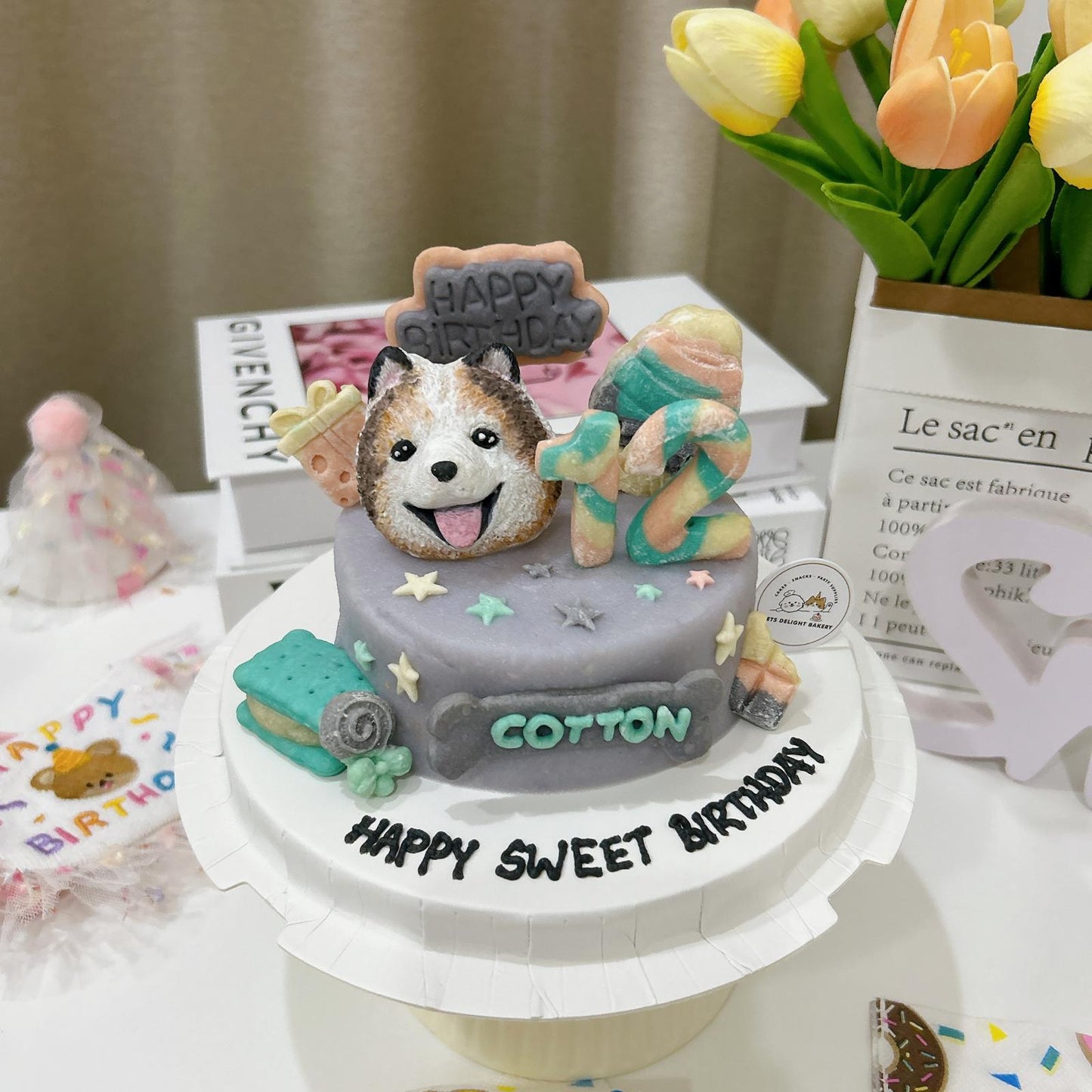 3D Customized Sweet Candyland Dog/Cat Cake