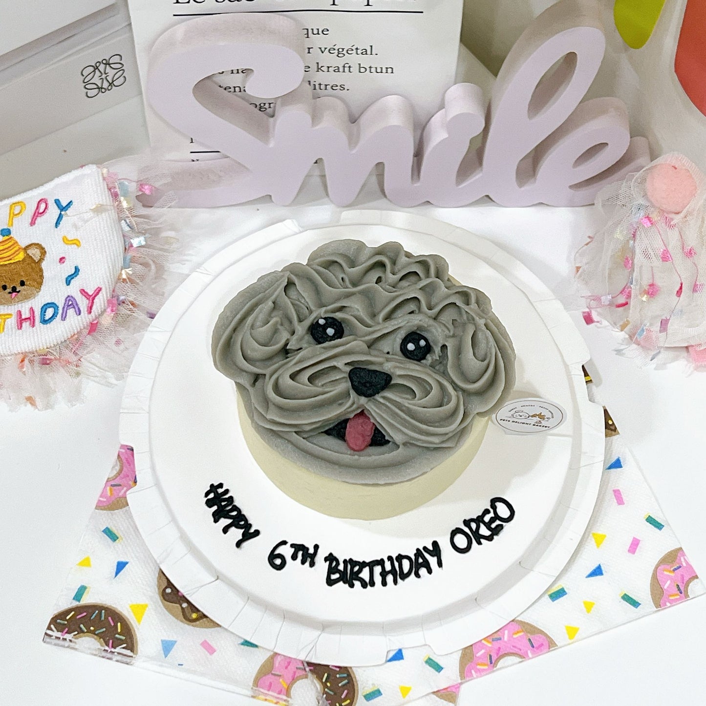 Poodle Face Pets/Puppy Cake