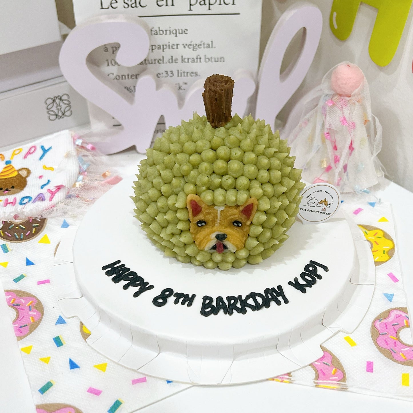 2D Dog/Cat Durian Cake
