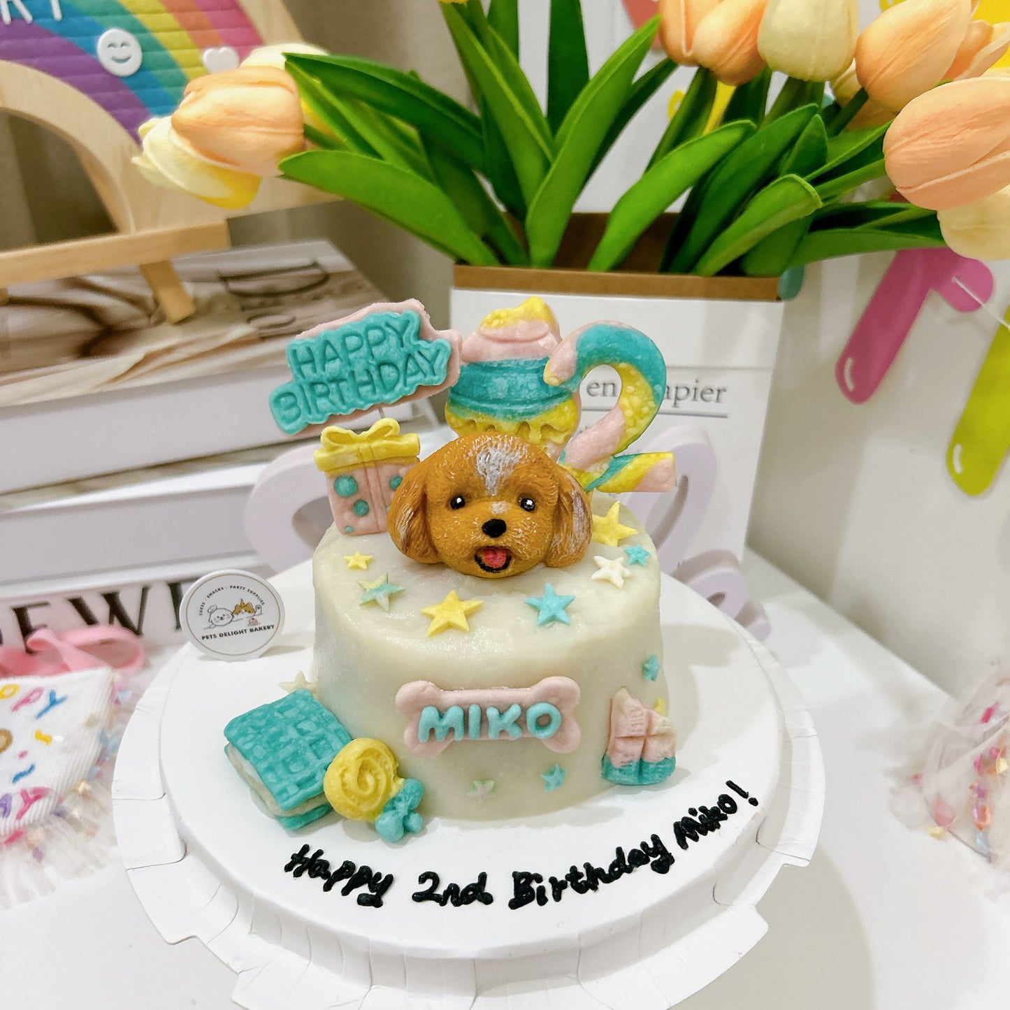 3D Customized Sweet Candyland Dog/Cat Cake