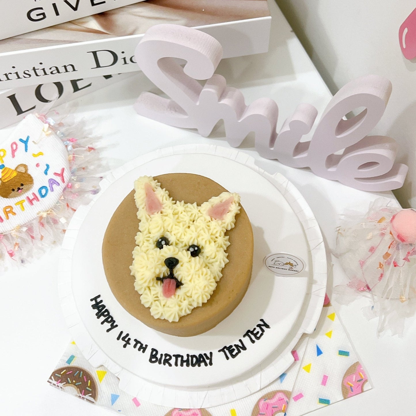 Chihuahua Pets/Puppy Face Cake - Pets Delight Bakery Pte Ltd
