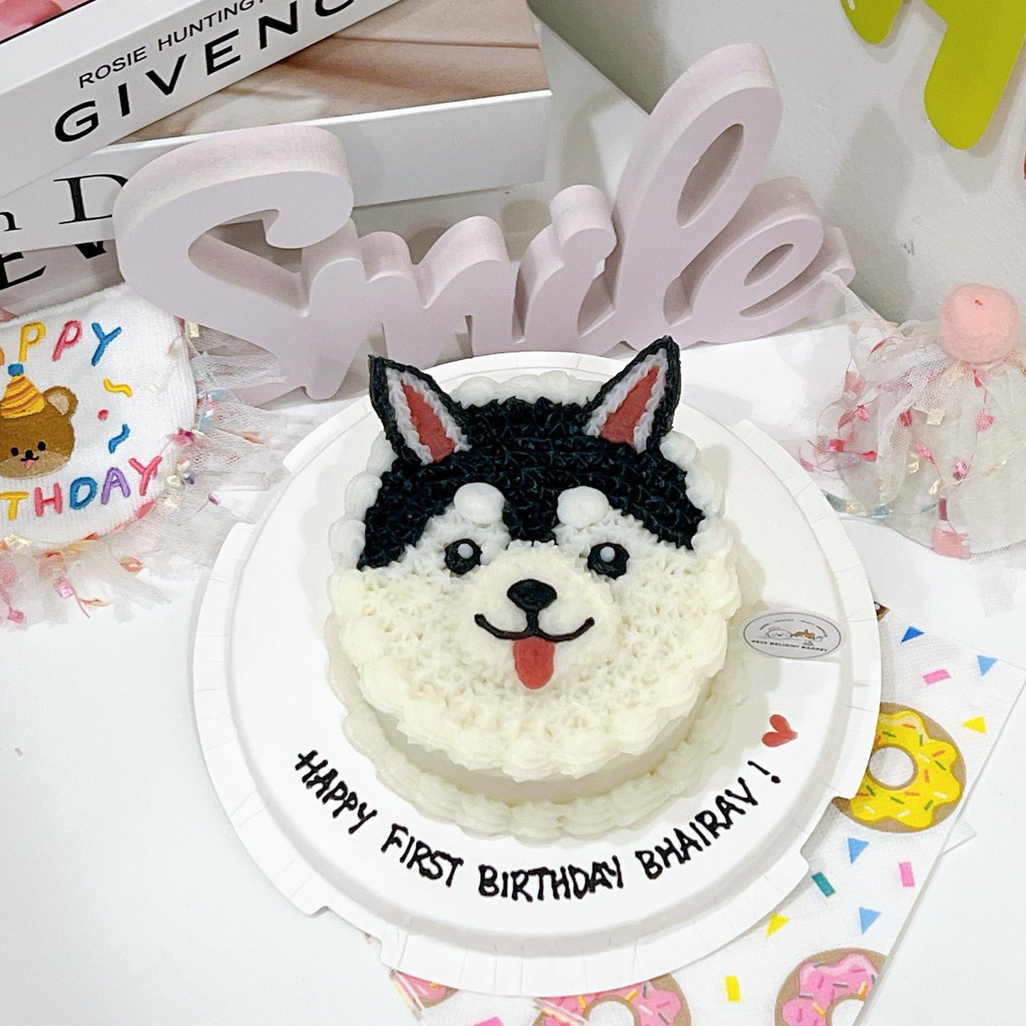 Husky Pets/Puppy Face Cake - Pets Delight Bakery Pte Ltd