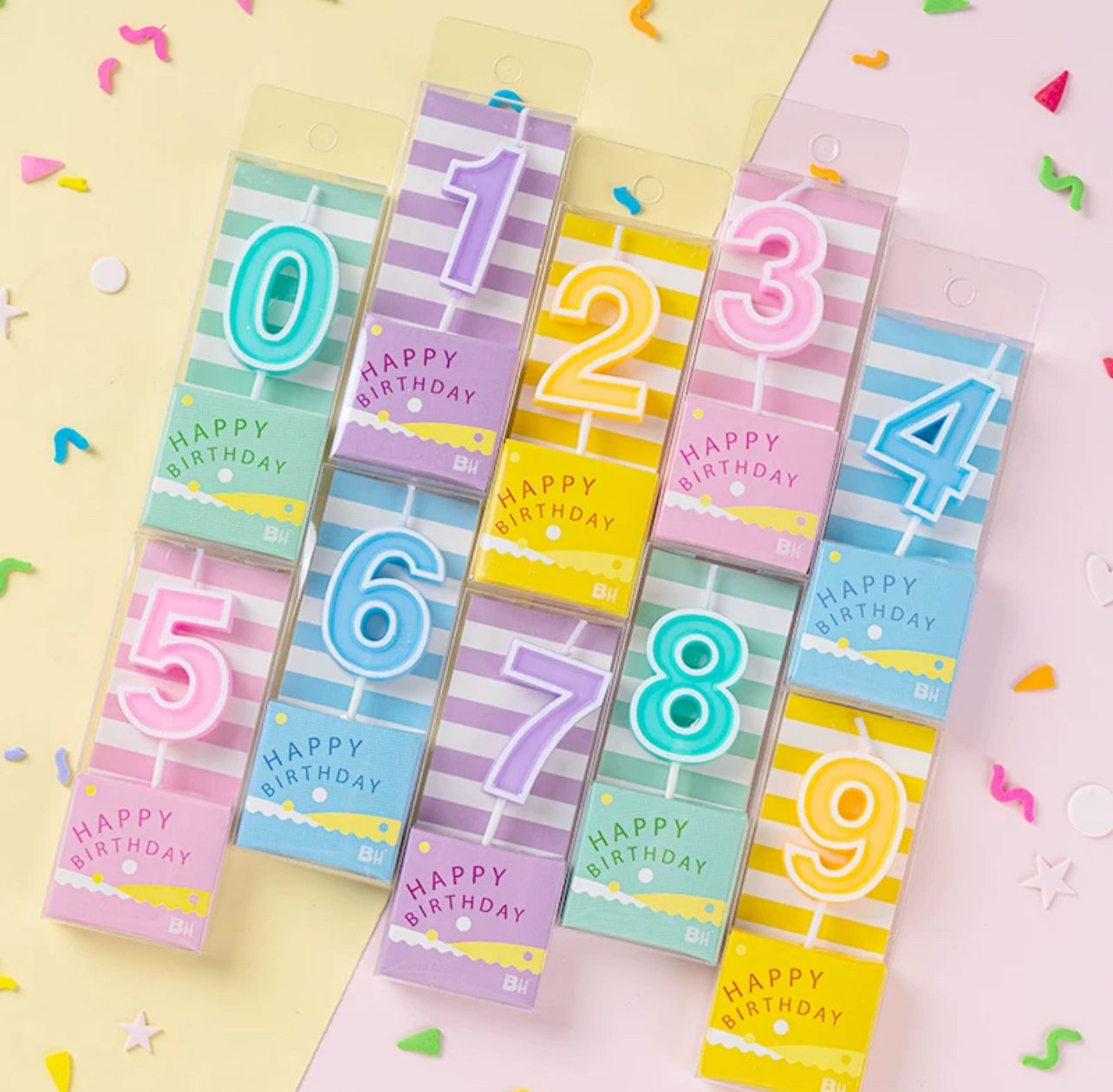 Number Candle (Random Colour) - Pets Delight Bakery Pte Ltd