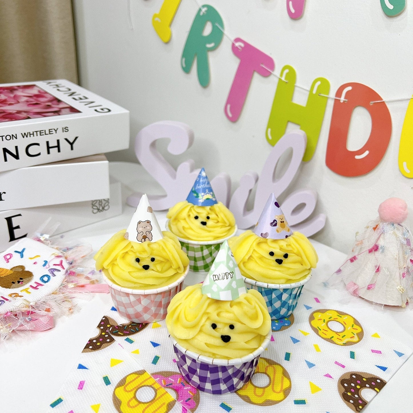 Party Hat Doggy Pupcakes - Pets Delight Bakery Pte Ltd