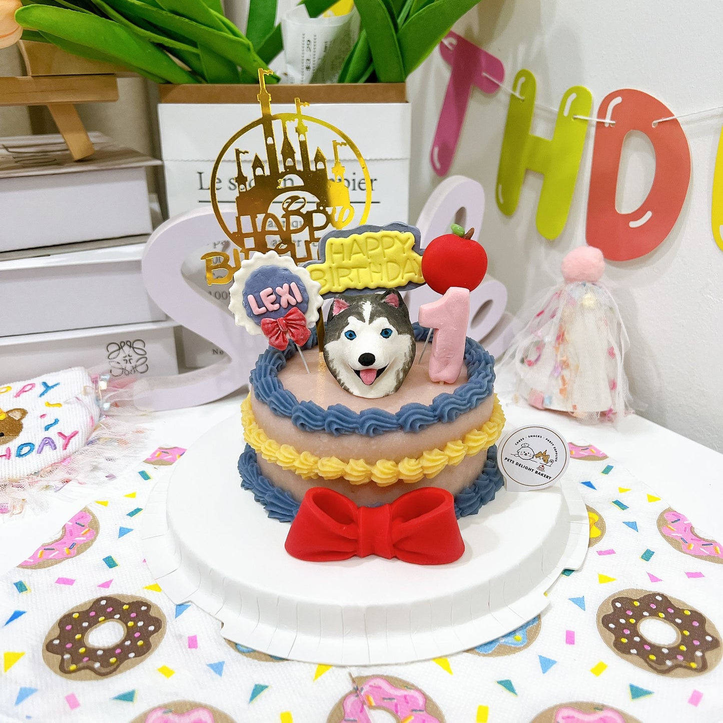 3D Customized Dog/Cat Snow White Princess Cake