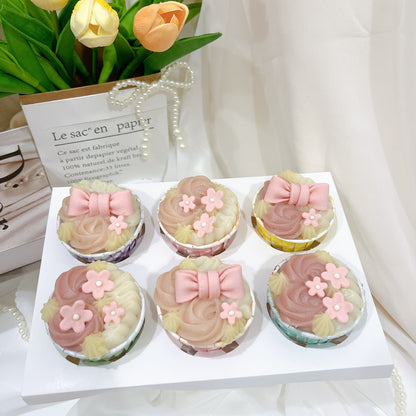Pets Bows & Flowers Cupcake