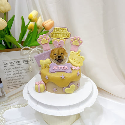 3D Customized Pawty Pup Cake