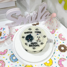 2D Custom Dog/Cat Paws Around Cake - Pets Delight Bakery Pte Ltd