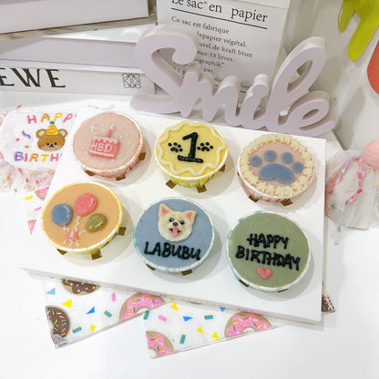 2D Dog/Cat Pupcakes (Same-day) - Pets Delight Bakery Pte Ltd