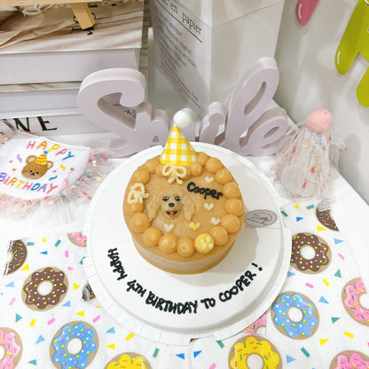 2D Custom Dog/Cat Bubbles Cake