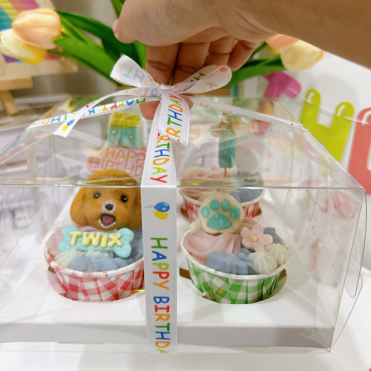 3D Dog/Cat Designed Pupcakes - Pets Delight Bakery Pte Ltd