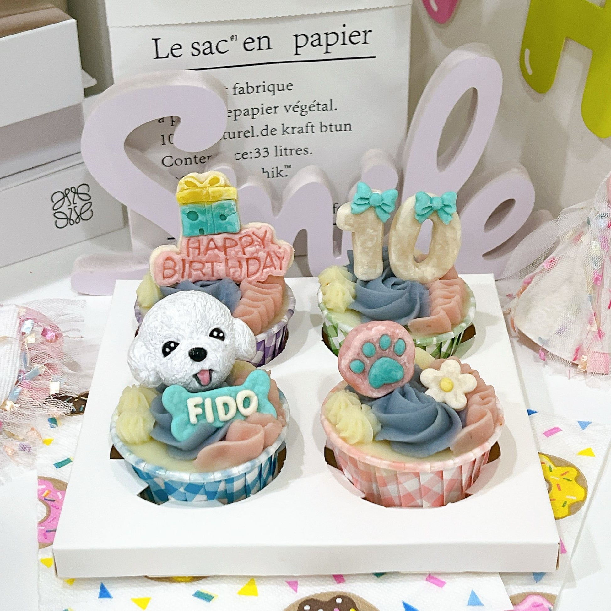 3D Dog/Cat Designed Pupcakes - Pets Delight Bakery Pte Ltd