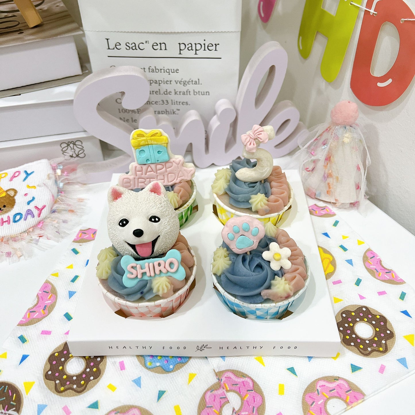 3D Dog/Cat Designed Pupcakes - Pets Delight Bakery Pte Ltd