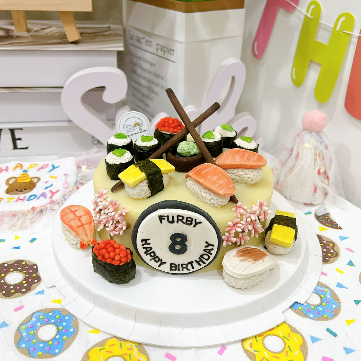 3D Dog/Cat Pets Sushi Cake (all edible) - Pets Delight Bakery Pte Ltd
