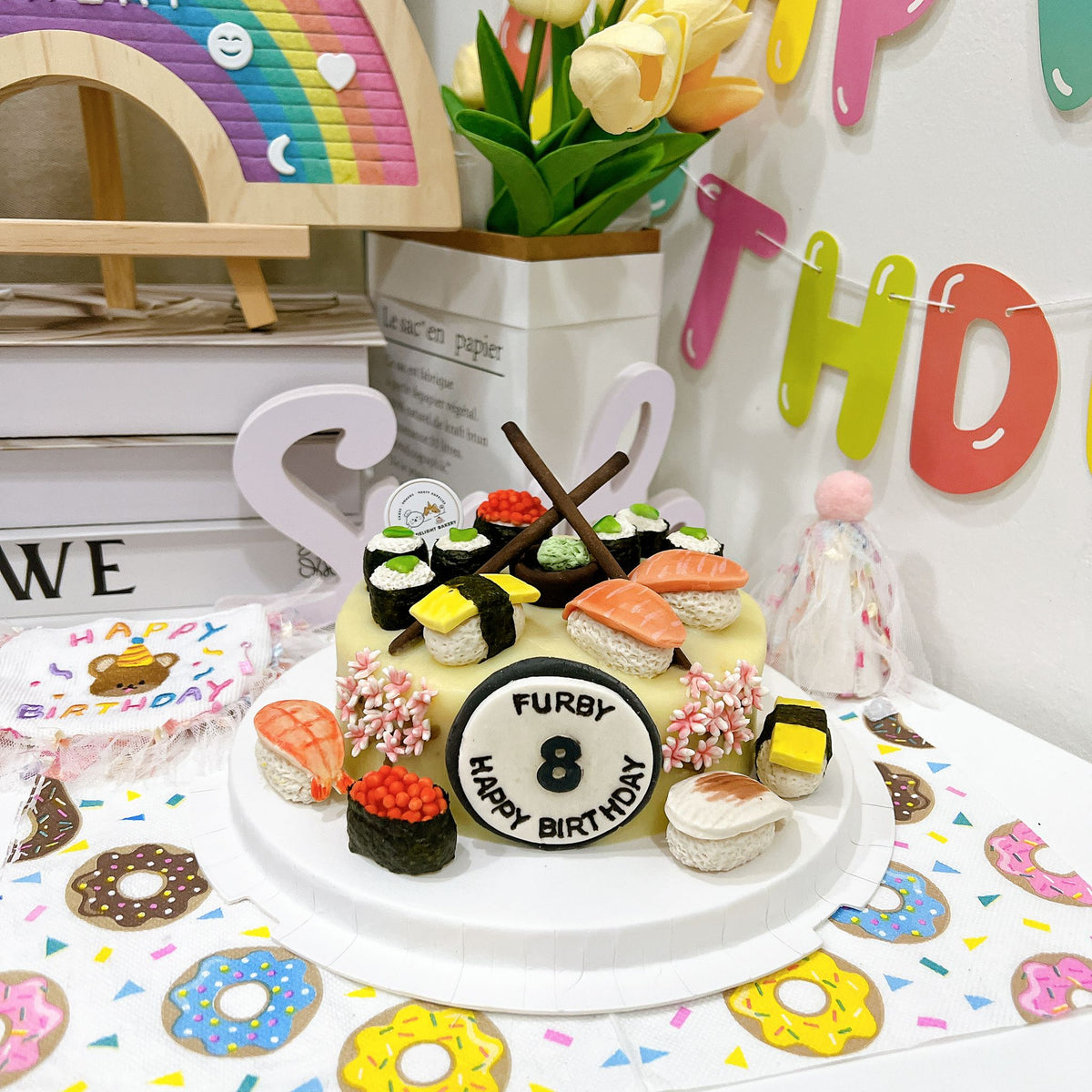 3D Dog/Cat Pets Sushi Cake (all edible) - Pets Delight Bakery Pte Ltd