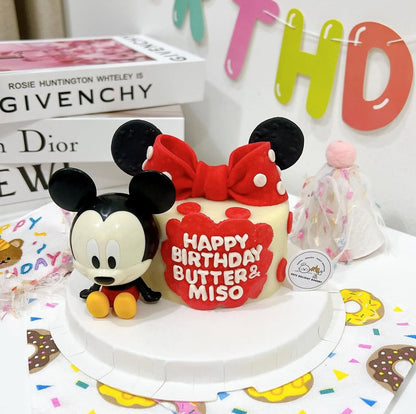 3D Mickey Mouse themed Dog & Cat Cake - Pets Delight Bakery Pte Ltd