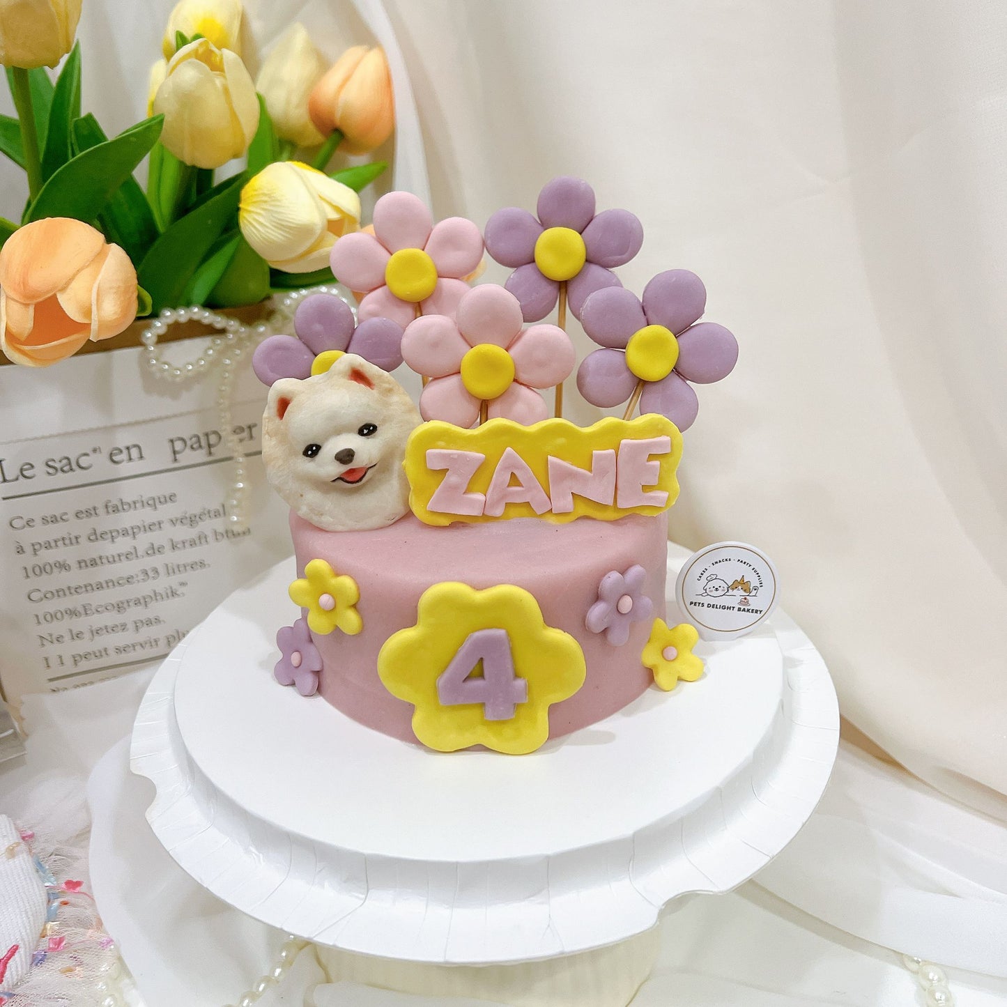 3D Customized Daisy Dog/Cat Cake
