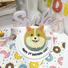 Corgi Pets/Puppy Face Cake