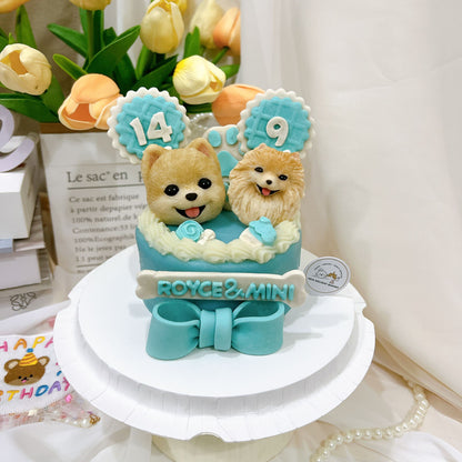 3D Customized Paws-up Cake