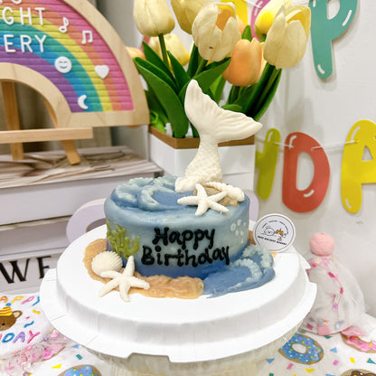 Pets White Tail Mermaid Cake (for dogs n cats)