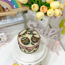 2D Tall Customized Dog/Cat Comic Cake