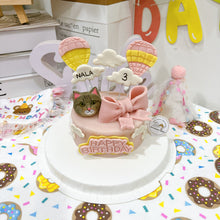 3D Customized Hot Air Balloon Dog/Cat Cake