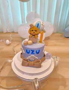3D Customized Dog/Cat Hot Air Balloon Tall Cake