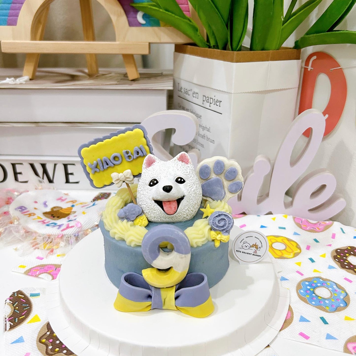 3D Customized Dog/Cat Biscuit Cake