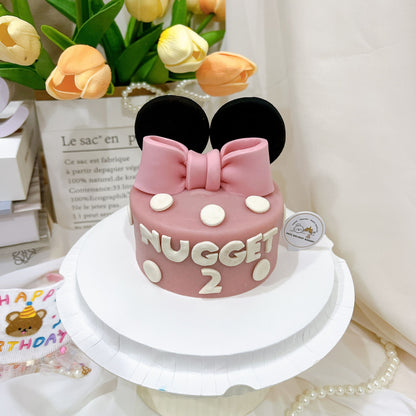 Minnie Mouse themed Dog & Cat Cake