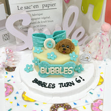 3D Customized Dog/Cat Ribbon Flowers Cake