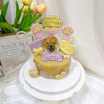 3D Customized Pawty Pup Cake